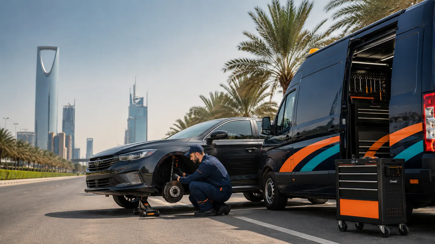 تصليح مساعدات وهيدروليك ضمن خدمات ورشة متنقلة الرياض